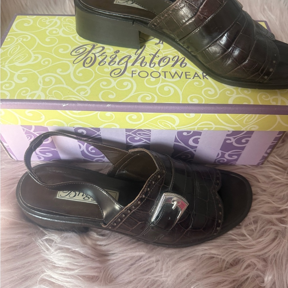 Brighton Brown Sandals Comfortable Casual Design